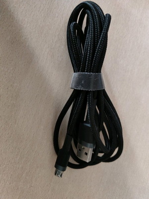 Baseus Micro USB 2m braided cable like new, reversible like type c