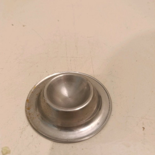 Inox egg holder used, metal