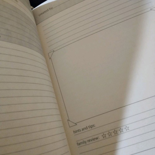 My Family Cookbook blank for your family recipes, new