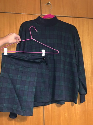 Γυναικείο Σετ Pull and Bear σορτσοφουστακι και μπλούζα