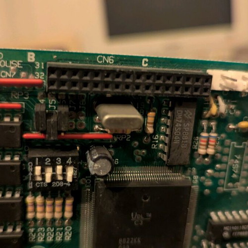 Juko Ultimate EGA+ graphics card used, 256KB ISA 8-bit