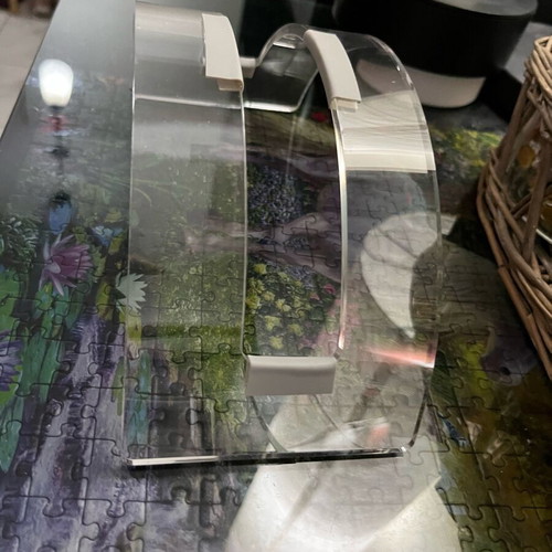 Transparent acrylic vertical laptop stand like new
