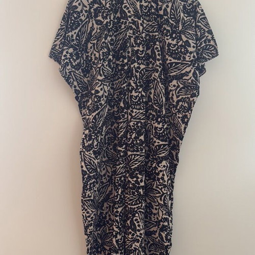 Zara long dress like new, black and white, size S