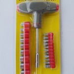 Screwdriver set with 21 bits new, sealed