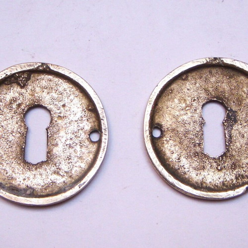 French door handle used, brass 19th century