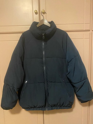 Pull&Bear puffer jacket new, dark blue, size XL