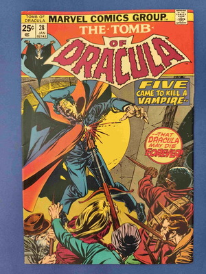 Tomb of Dracula 28 comic book used, English