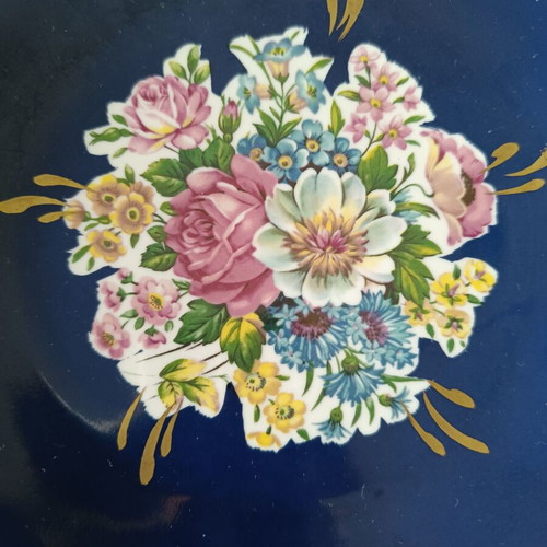 Vintage decorative plate from Polish porcelain Cmielow like new, 24 cm