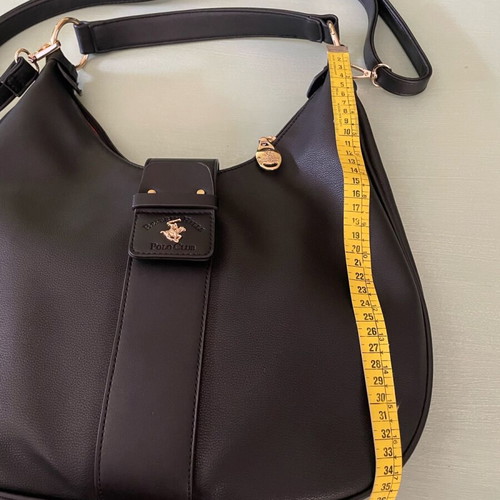 Beverly Hills Polo Club black shoulder bag like new, synthetic leather