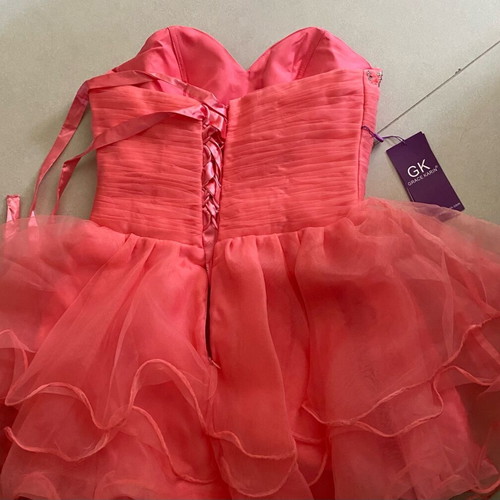 Grace Karin prom dress pink new, size 42