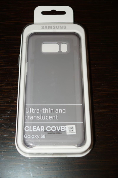 Samsung Official Ημιδιάφανη Σκληρή Θήκη Clear Cover Galaxy S8 - Black (EF-QG950CBEGWW)