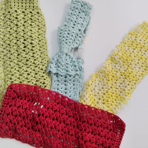Knitted hairbands summer set of 4 new