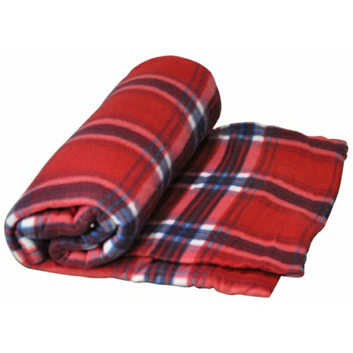 Fleece blankets used, thin