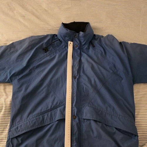 Vaude jacket used blue light blue Medium vintage retro 90s 00s