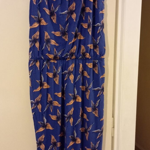 Tom Tailor dress like new, size 38, blue and orange