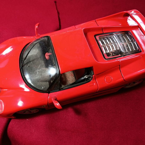 Ferrari F50 Shell Maisto μεταχειρισμένο μεταλλικό μοντέλο κλίμακας 1/18