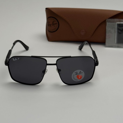 Ray-Ban Navigator sunglasses new, polarized, black and gold