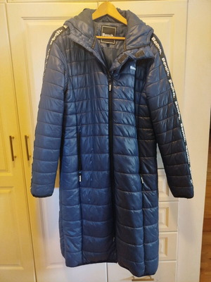 Bench long jacket blue like new, size XL