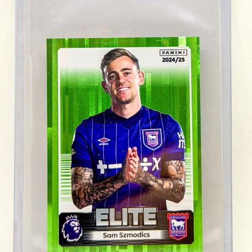 Panini Premier League 2025 Sam Szmodics Elite Green Parallel sticker new