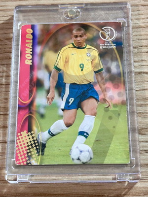 Κάρτα Ronaldo μεταχειρισμένη σε ακρυλική θήκη World Cup 2002 Panini 1999