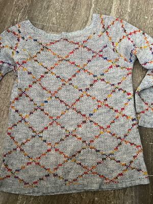 Gray sweater used, size S