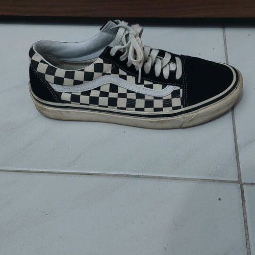 Vans shoes used, size 42.5, black and white