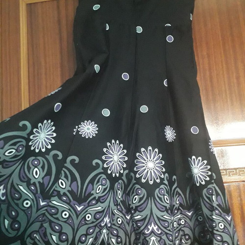 Box Now dress like new with elastic poplin and zipper