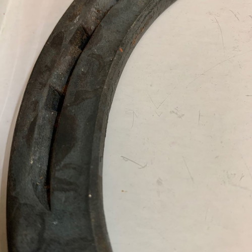 Decorative horseshoe for home entrance used, solid iron