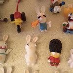 Rabbits figures like new pack
