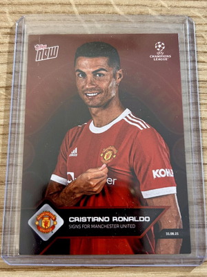 Κάρτα Cristiano Ronaldo Manchester United Topps 2021 καινούργιο