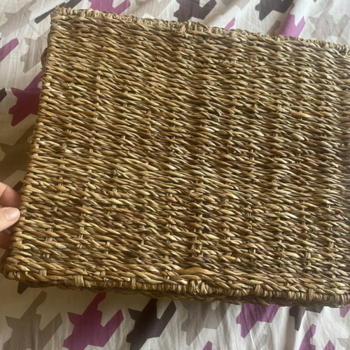 Wicker baskets set of 2, like new