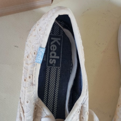 Keds sneakers size 38 used, white and beige