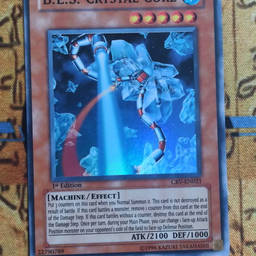 B.E.S. Crystal Core Effect Monster card like new