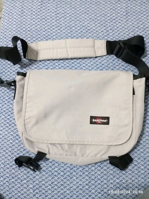 Σχολική τσάντα ώμου Eastpak USA σαν καινούργιο, μπεζ-ανοιχτό ροζ