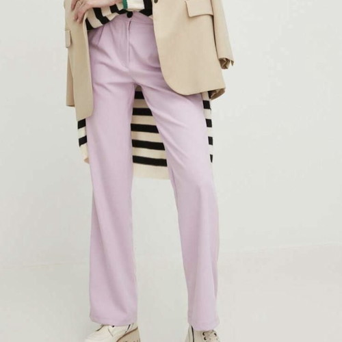 Answear Lab pants like new, straight cut, pink-lilac, size L