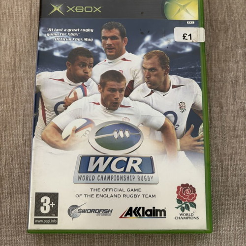World Championship Rugby Xbox Original used, English full version