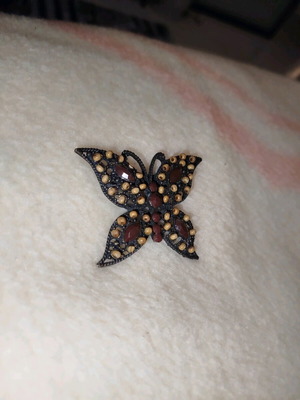 Vintage butterfly brooch retro jewelry like new