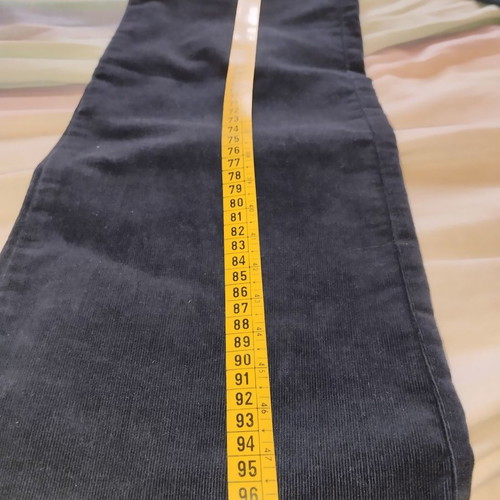 Talbots blue corduroy velvet pants used, size S