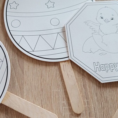 Easter craft cardboard new, pack of 4 pieces