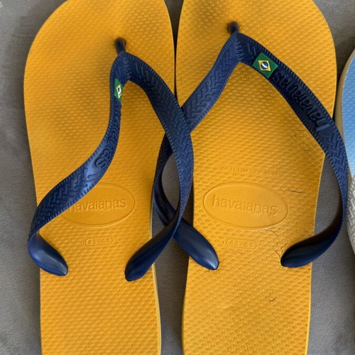 Havaianas flip-flops used, men's sizes 45-46, pair