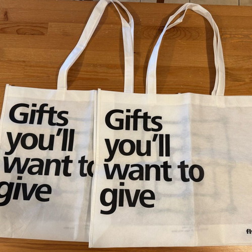 Flying Tiger shopping bags new, set of 2 pieces