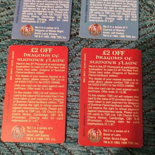Rare phone cards like new, pack of 17 pieces