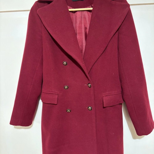 Paranoia Burgundy Coat like new, size L
