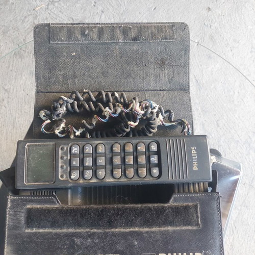 Vintage Suitcase Phones used, set of 2