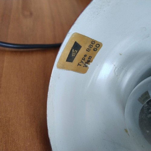 Vintage table desk lamp used with switch