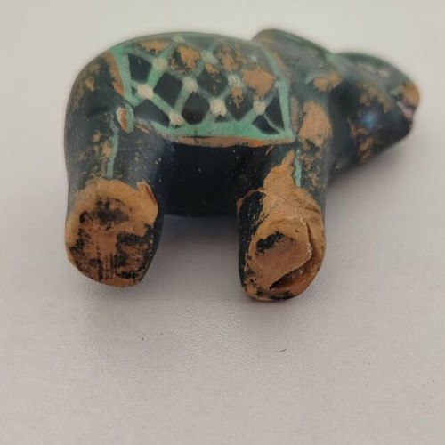 Ceramic decorative small elephant used with wear
