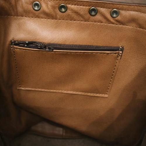 Handmade backpack new from genuine leather Greek craftsmanship brown
