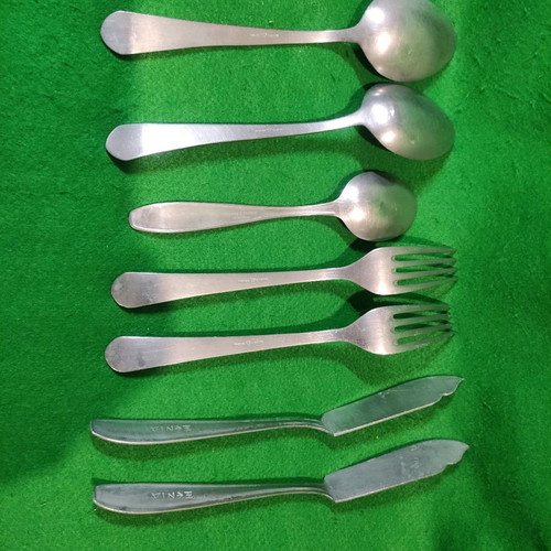 Xenia 1968 collectible cutlery set used, 7 pieces