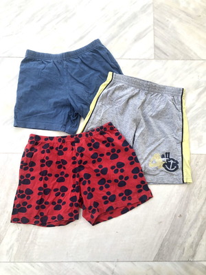 Cotton shorts set for boys used, sizes 4-6 years