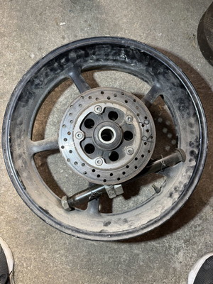 Yamaha YZF-R6 genuine rear alloy wheel complete